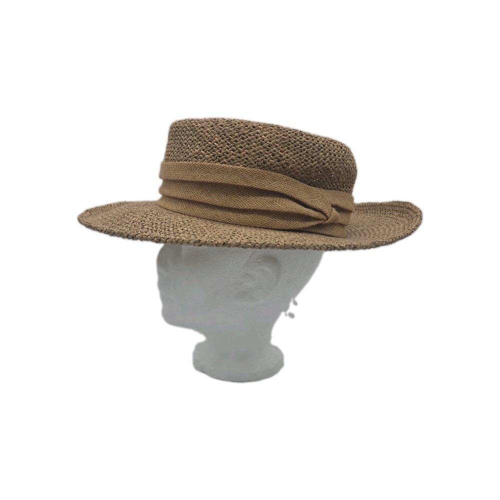 Dorfman Pacific Headwear~Summer Club~Natural Fiber Straw Hat~ Size S/M